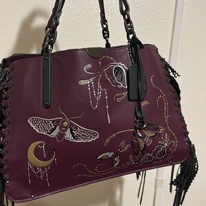 Coach x Chelsea Champlain Dreamer Tote 34 With Moth Tattoo